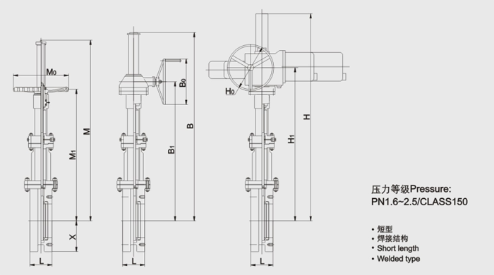 平板式闸阀结构图 平板式闸阀结构图